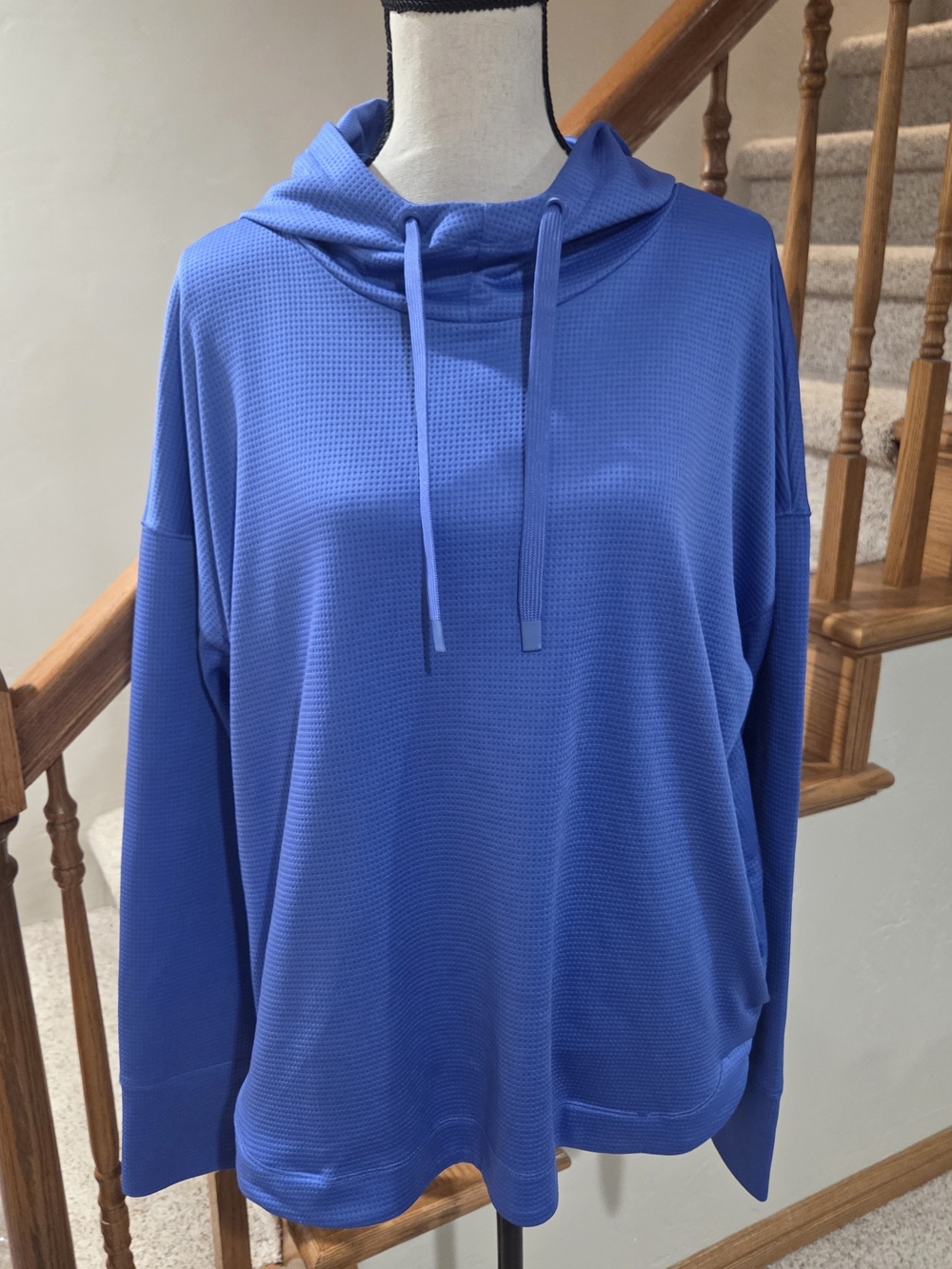 Xersion Blue Funnel Neck Hoodie